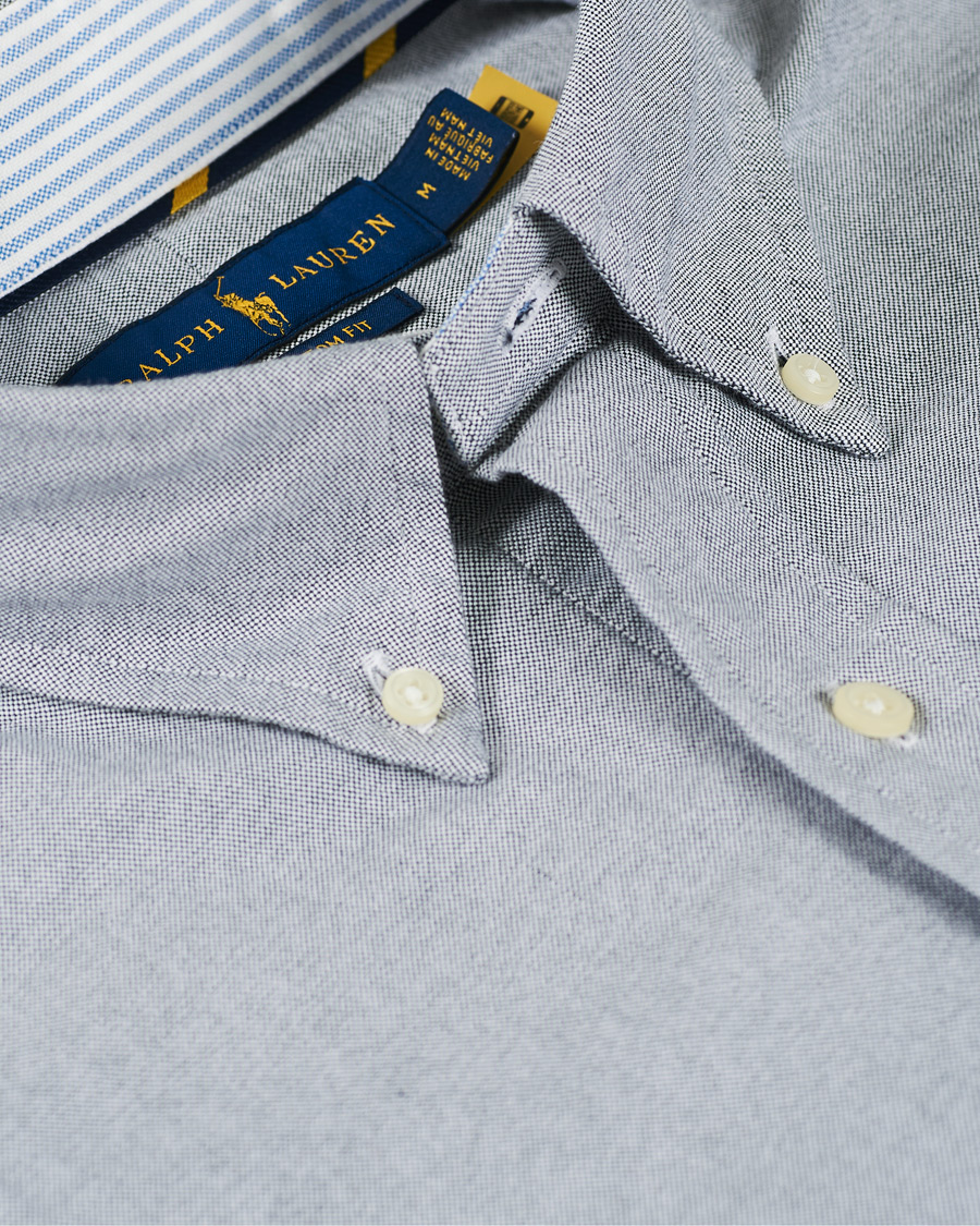 Herren | Hemden | Polo Ralph Lauren | Custom Fit Oxford Button Down Shirt Slate
