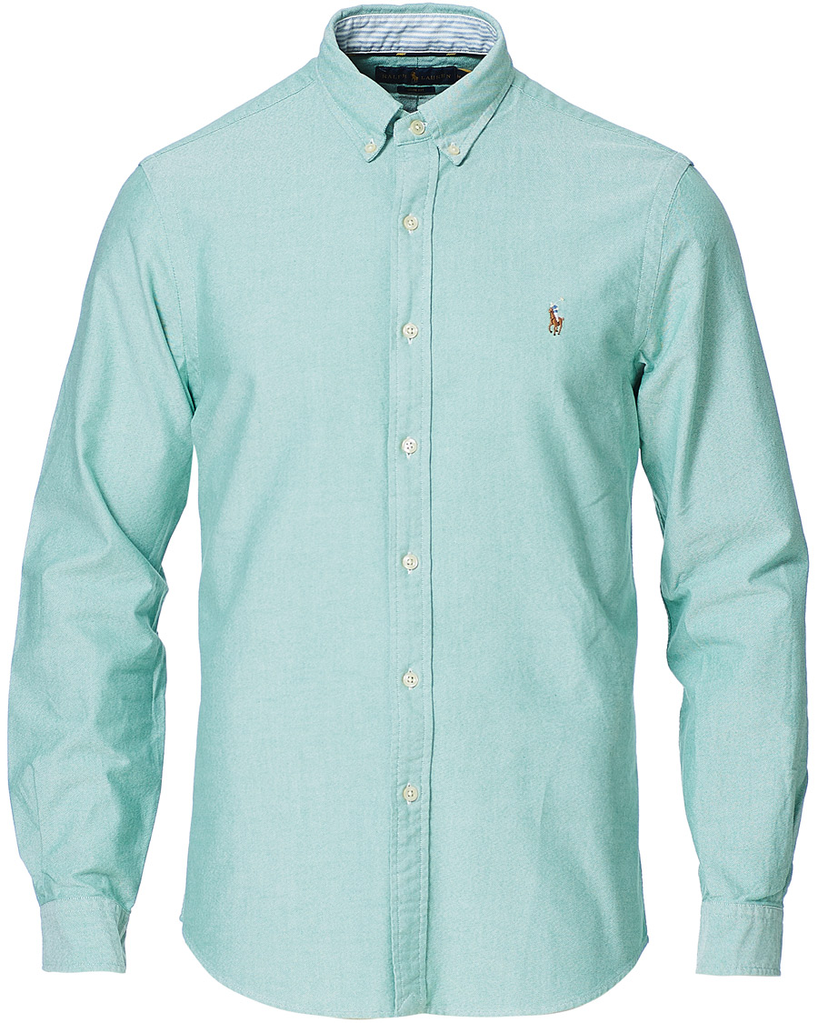 Herren | Hemden | Polo Ralph Lauren | Slim Fit Oxford Shirt College Green