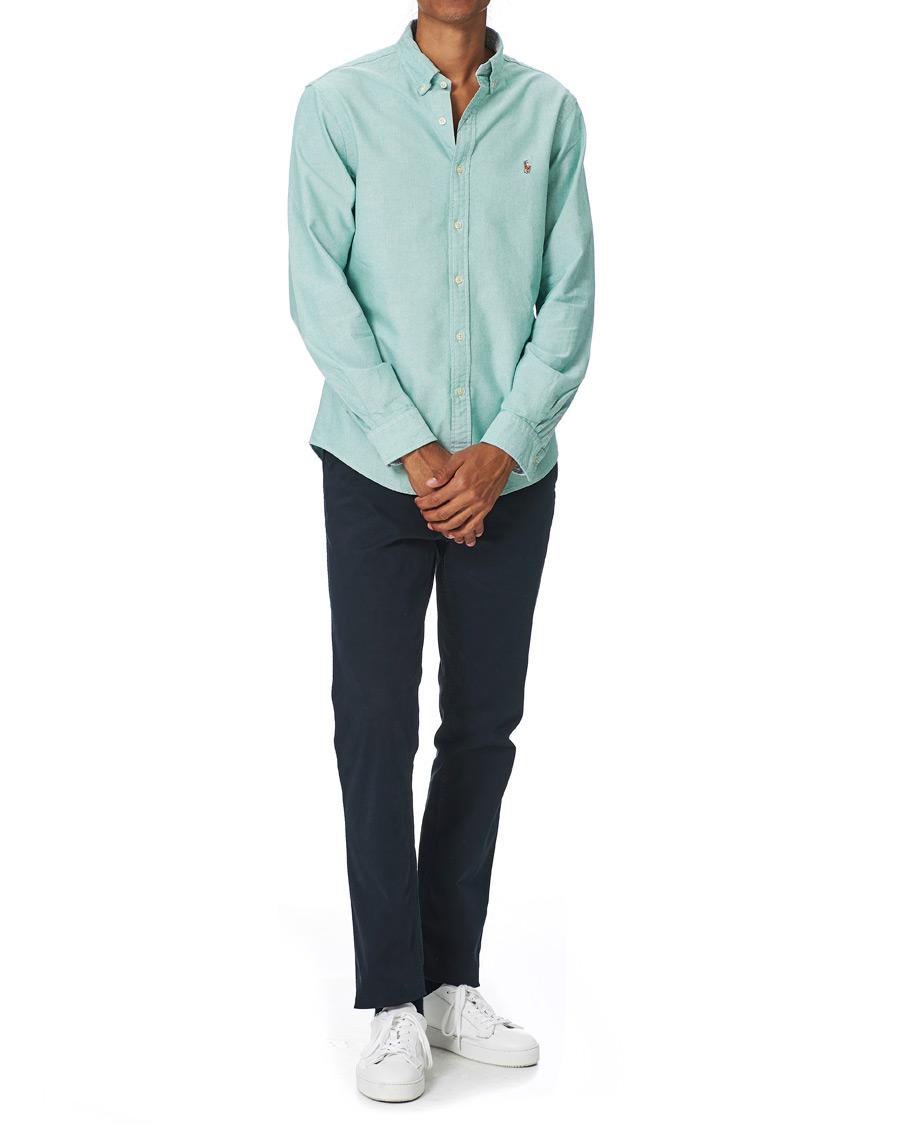 Herren | Hemden | Polo Ralph Lauren | Slim Fit Oxford Shirt College Green