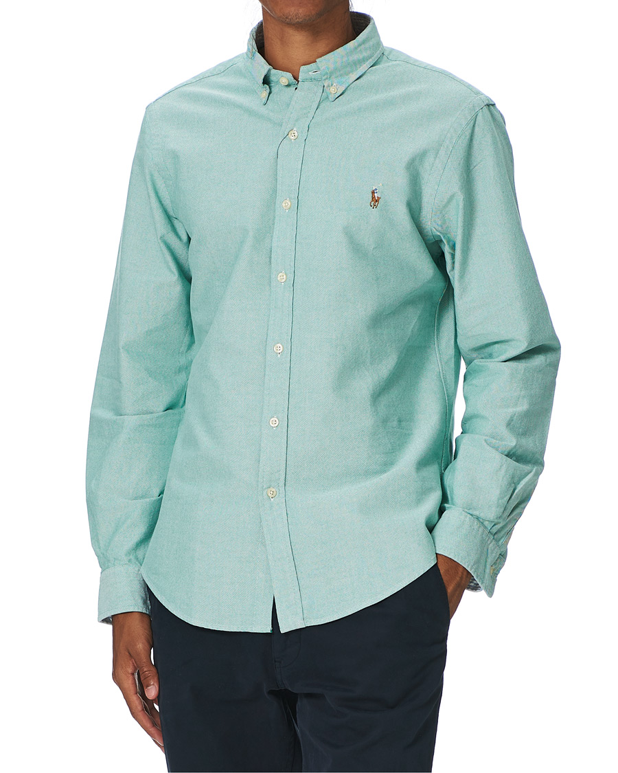 Herren | Hemden | Polo Ralph Lauren | Slim Fit Oxford Shirt College Green