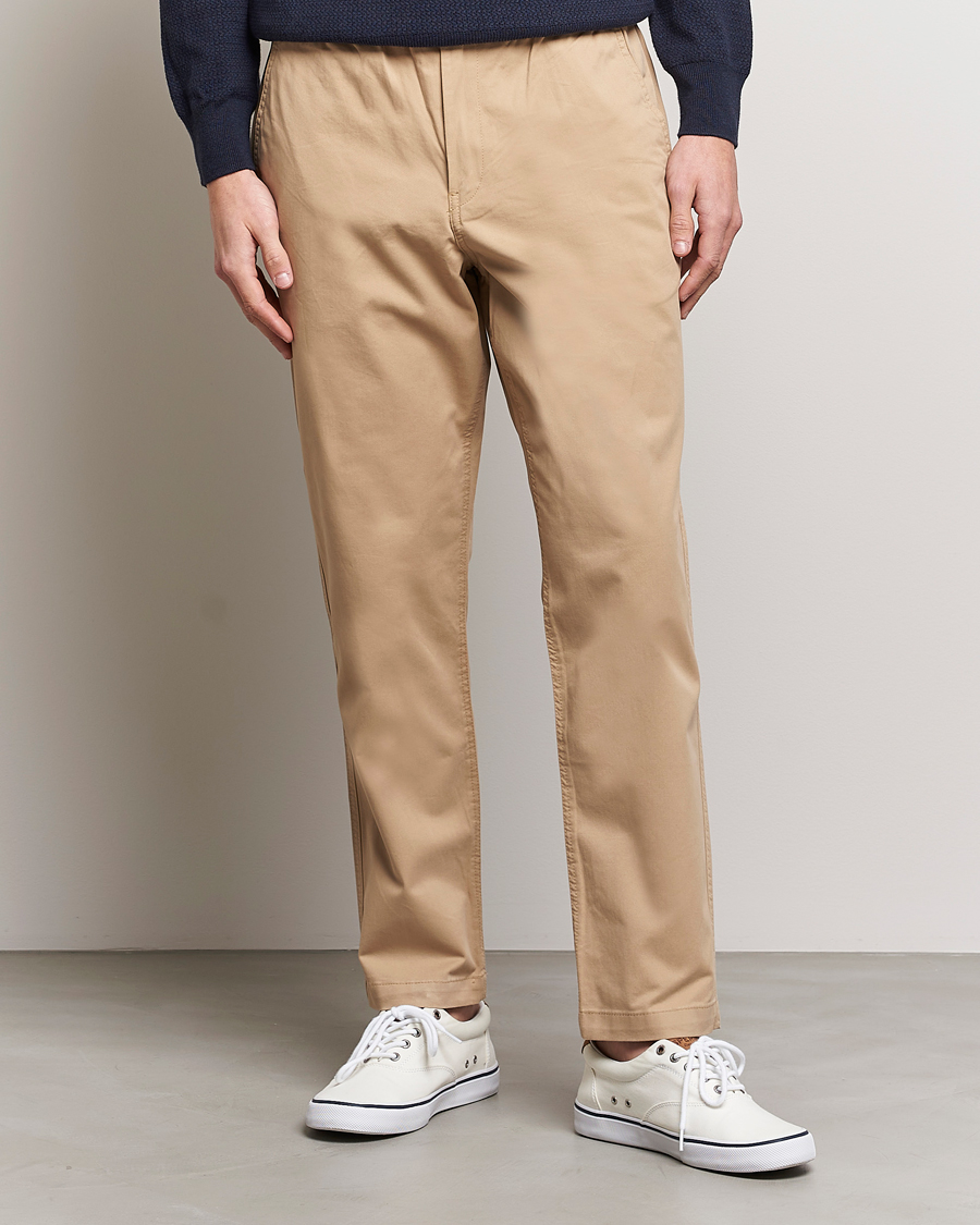 Herren | Drawstring-Hosen | Polo Ralph Lauren | Prepster Stretch Twill Drawstring Trousers Khaki