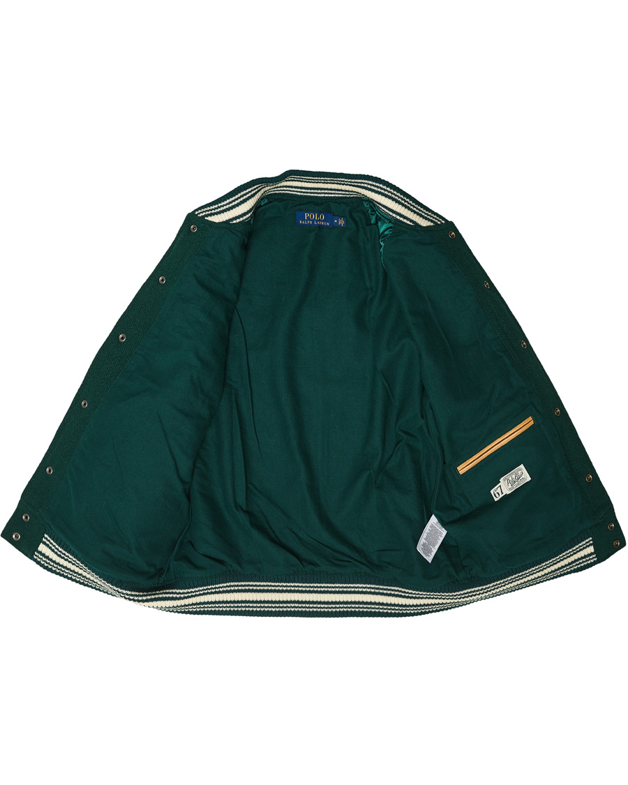 Herren | Jacken | Polo Ralph Lauren | Varsity Lined Bomber Jacket Hunt Club Green
