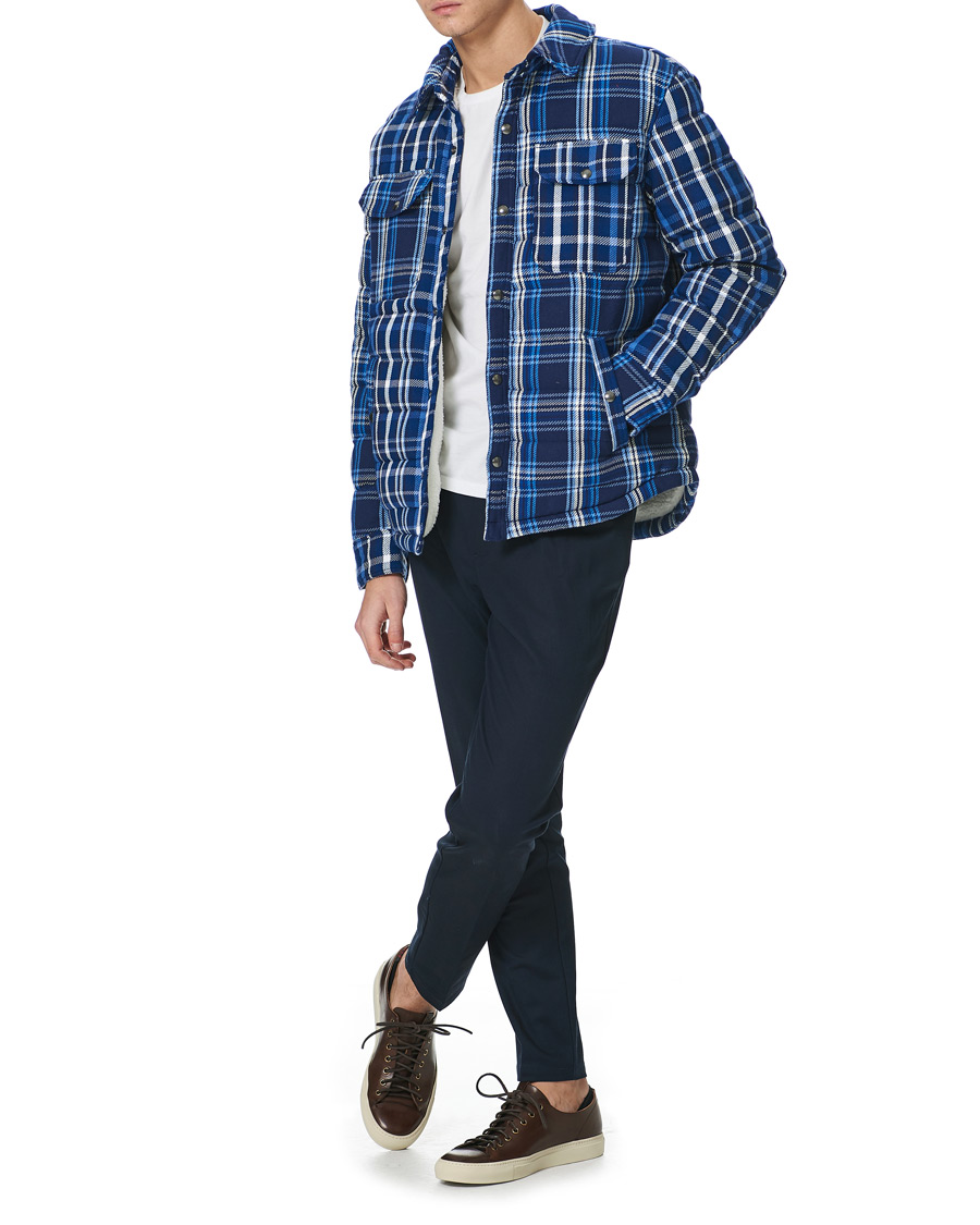 Herren | Jacken | Polo Ralph Lauren | Terra Padded Checked Shirt Jacket Blue