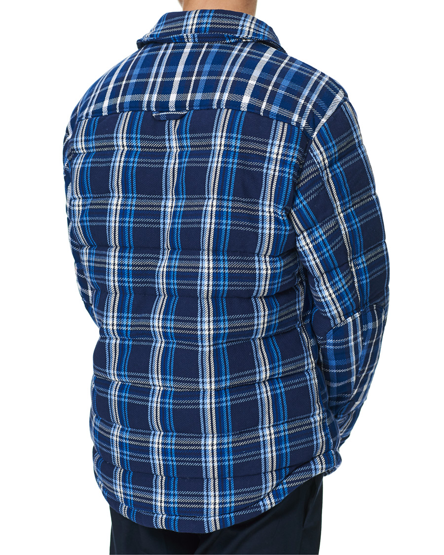 Herren | Jacken | Polo Ralph Lauren | Terra Padded Checked Shirt Jacket Blue