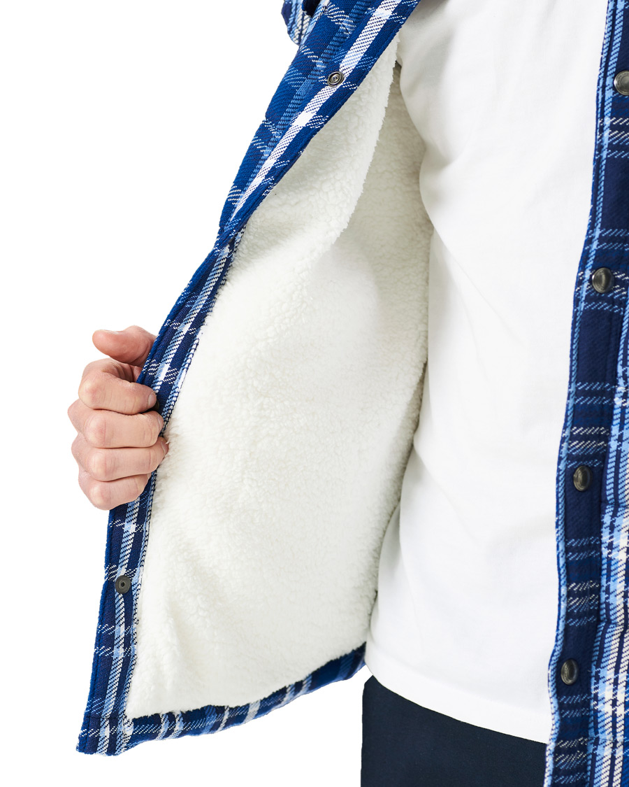 Herren | Jacken | Polo Ralph Lauren | Terra Padded Checked Shirt Jacket Blue