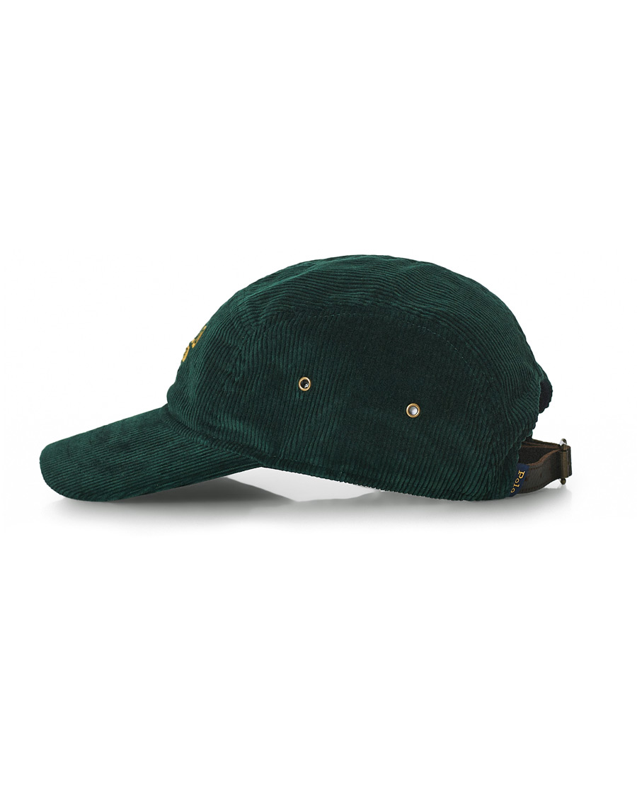 Herren | Polo Ralph Lauren Logo Corduroy Cap College Green | Polo Ralph Lauren | Logo Corduroy Cap College Green