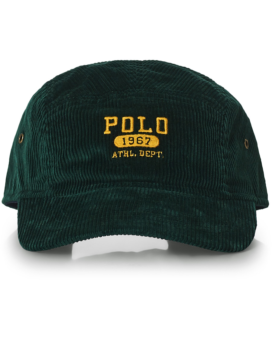 Herren | Polo Ralph Lauren Logo Corduroy Cap College Green | Polo Ralph Lauren | Logo Corduroy Cap College Green