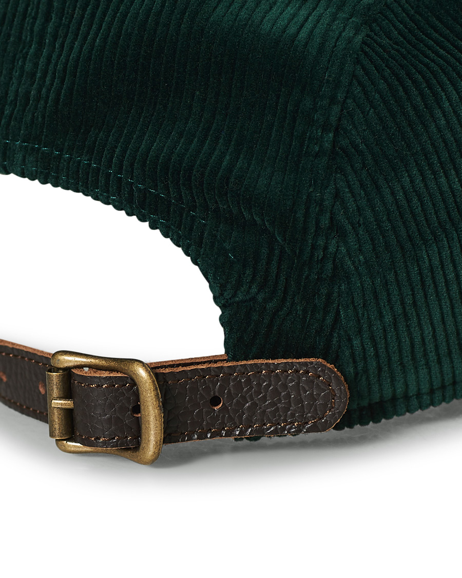 Herren | Polo Ralph Lauren Logo Corduroy Cap College Green | Polo Ralph Lauren | Logo Corduroy Cap College Green