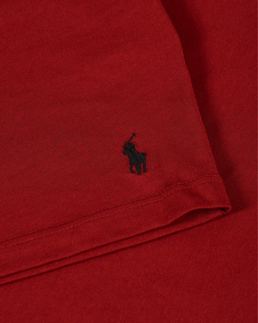 Herren | T-Shirts | Polo Ralph Lauren | 3-Pack Crew Neck Tee Black/Charcoal/Eaton Red