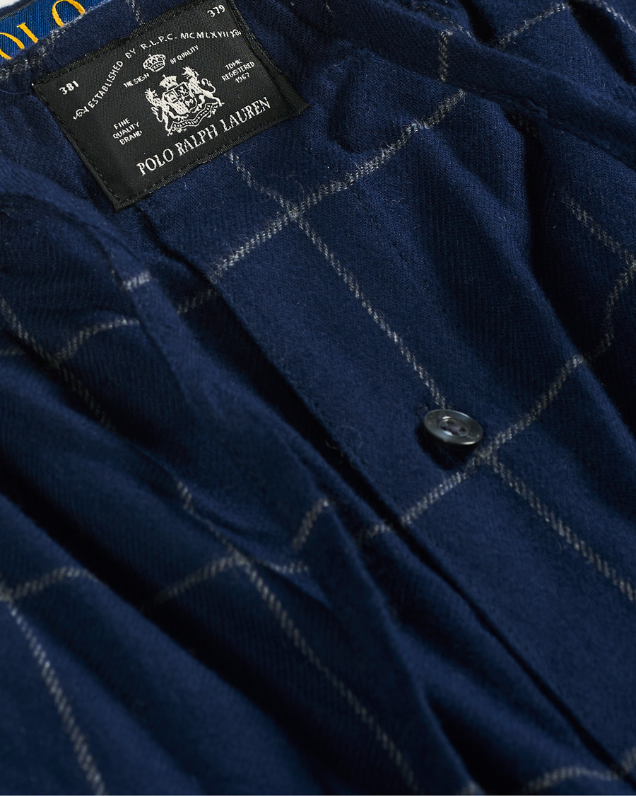 Herren | Schlafanzüge & Bademäntel | Polo Ralph Lauren | Flannel Pyjama Pants Window Pane Navy