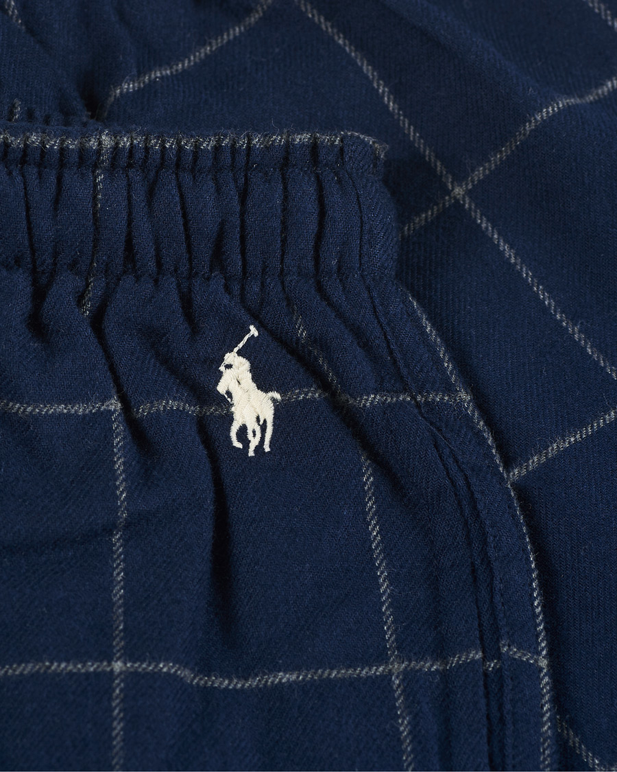 Herren | Schlafanzüge & Bademäntel | Polo Ralph Lauren | Flannel Pyjama Pants Window Pane Navy