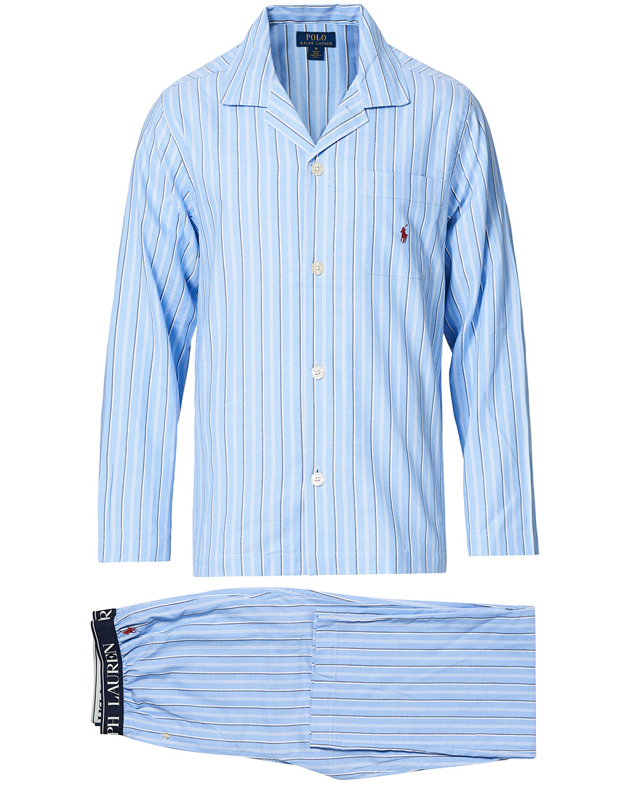 Herren |  | Polo Ralph Lauren | Cotton Pyjama Set Blue Stripe
