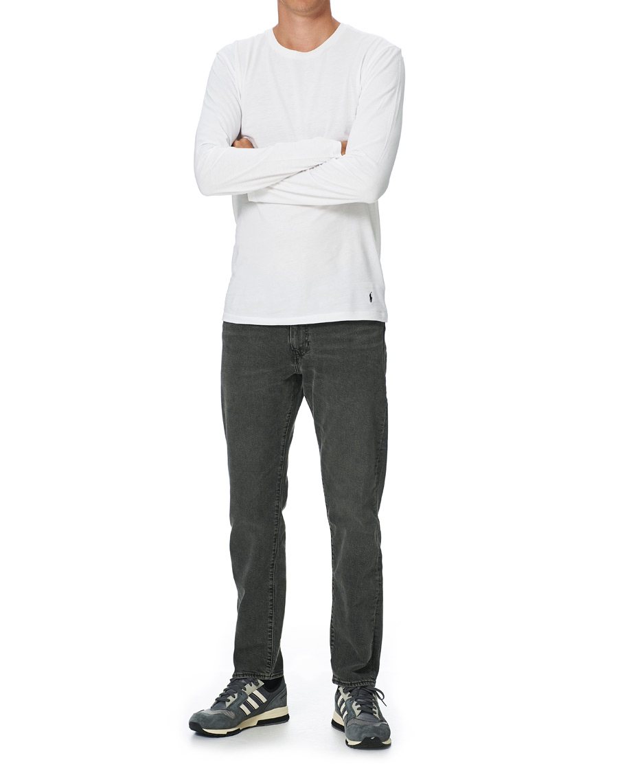 Herren | T-Shirts | Polo Ralph Lauren | 3-Pack Long Sleeve Tee White/Black/Heather