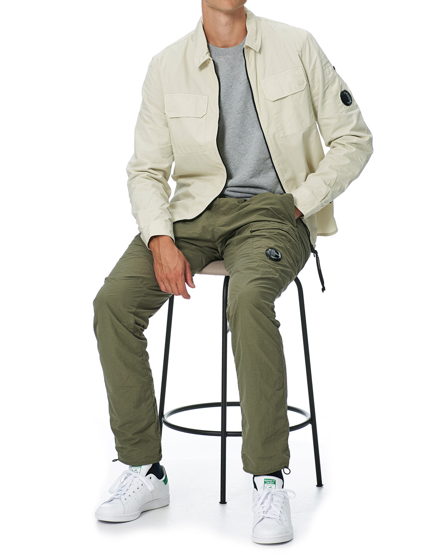 Herren | Hemden | C.P. Company | Garment Dyed Overshirt Ecru