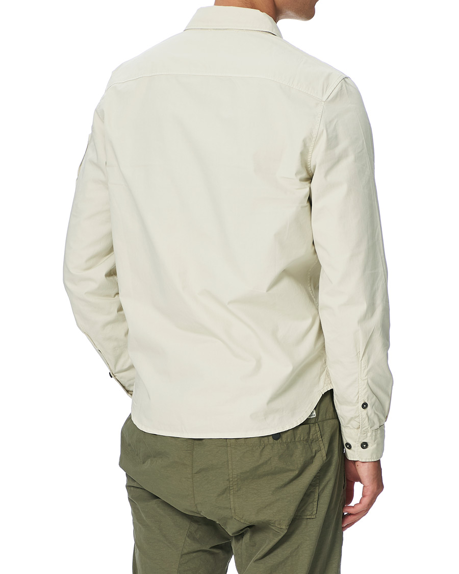 Herren | Hemden | C.P. Company | Garment Dyed Overshirt Ecru