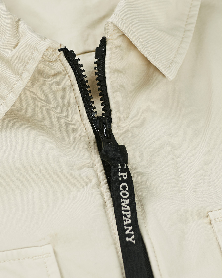 Herren | Hemden | C.P. Company | Garment Dyed Overshirt Ecru
