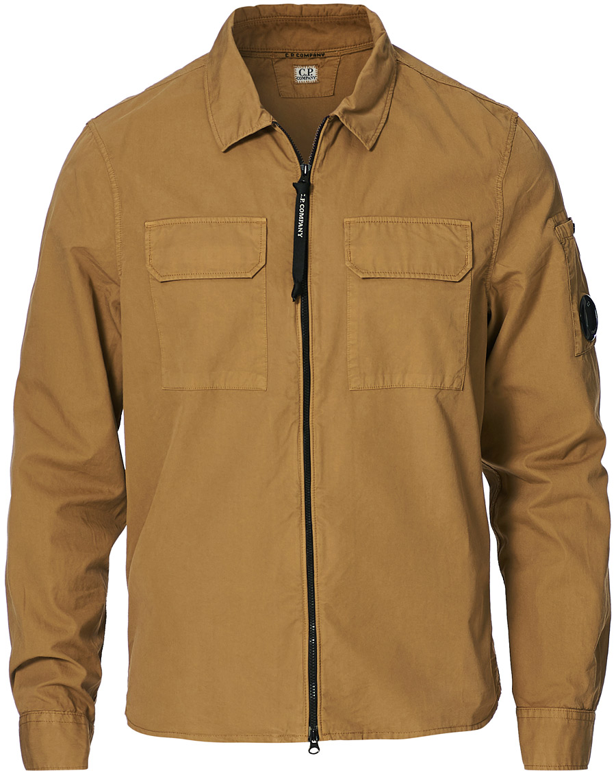 Herren | Hemden | C.P. Company | Garment Dyed Overshirt Khaki