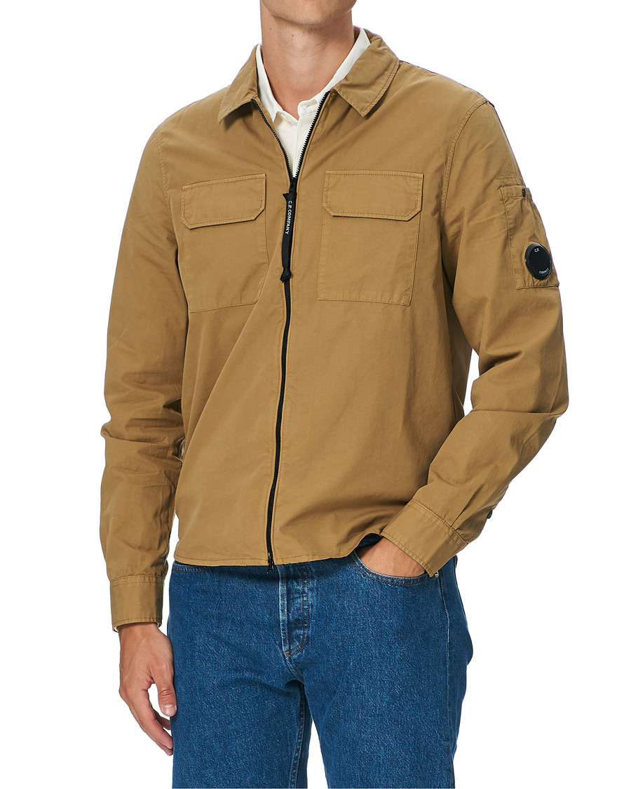 Herren | Hemden | C.P. Company | Garment Dyed Overshirt Khaki