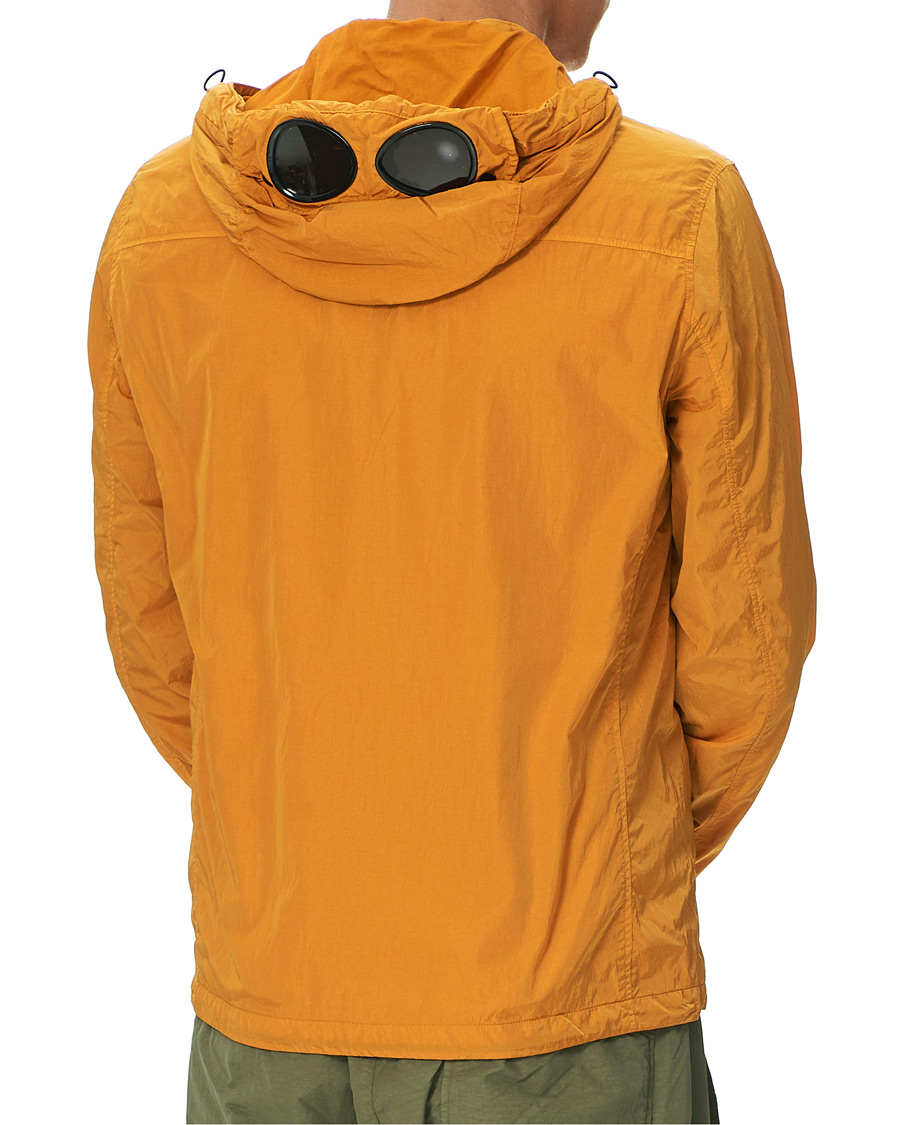 Herren | Jacken | C.P. Company | Chrome Garment Dyed Nylon Hooded Overshirt Orange