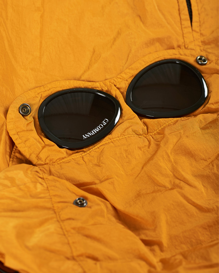 Herren | Jacken | C.P. Company | Chrome Garment Dyed Nylon Hooded Overshirt Orange
