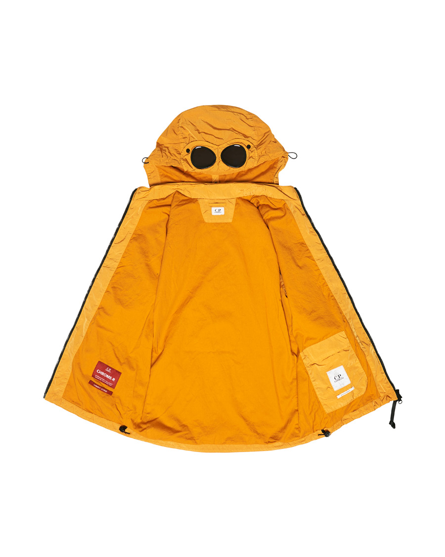 Herren | Jacken | C.P. Company | Chrome Garment Dyed Nylon Hooded Overshirt Orange