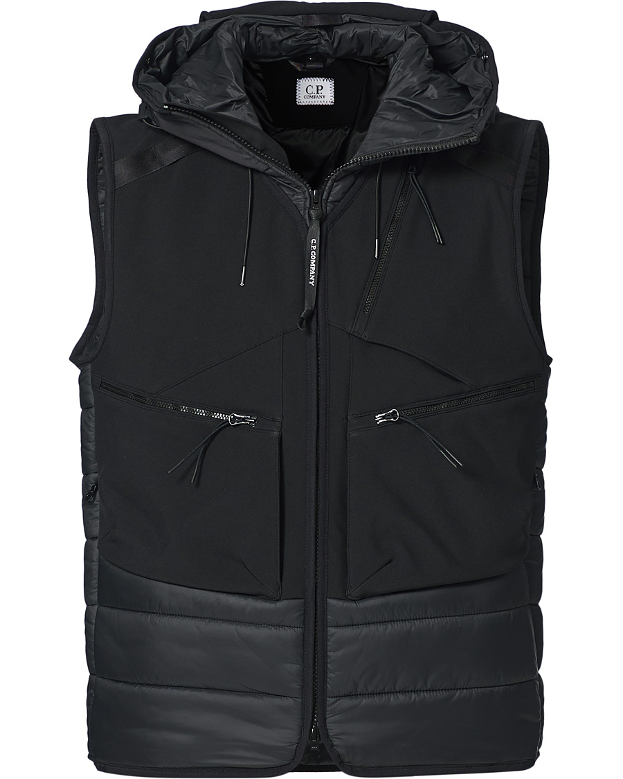 Herren | Jacken | C.P. Company | Shell Mixed Goggle Vest Black