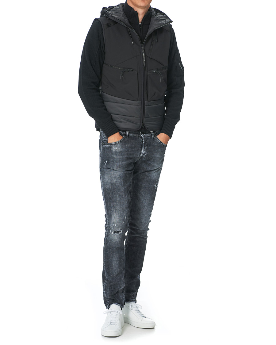 Herren | Jacken | C.P. Company | Shell Mixed Goggle Vest Black