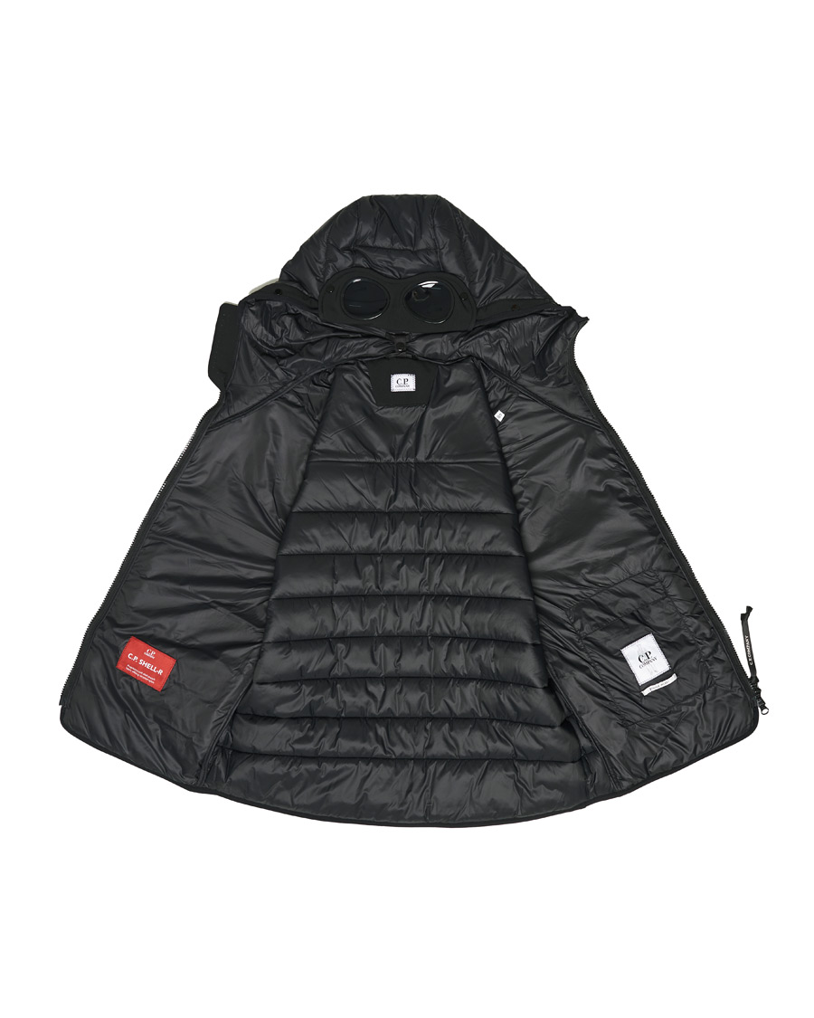Herren | Jacken | C.P. Company | Shell Mixed Goggle Vest Black