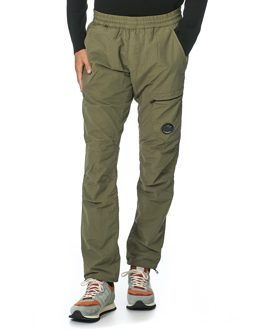 Herren | Hosen | C.P. Company | Flat Nylon Cargo Pants Green