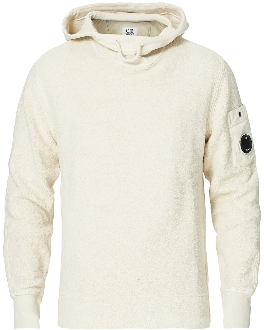 Herren | Pullover | C.P. Company | Polar Fleece Hoodie Off White