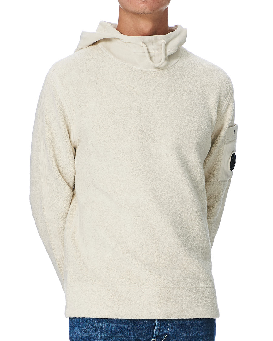 Herren | Pullover | C.P. Company | Polar Fleece Hoodie Off White