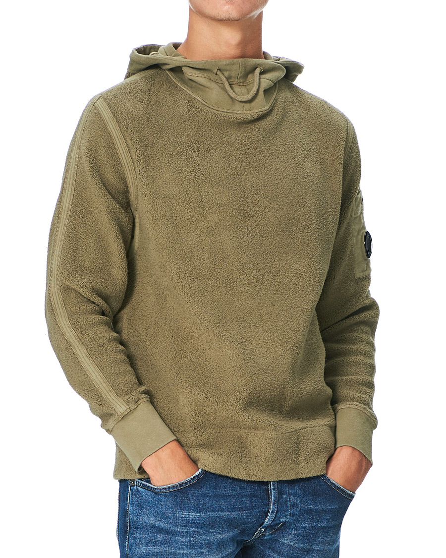 Herren | Pullover | C.P. Company | Polar Fleece Hoodie Olive