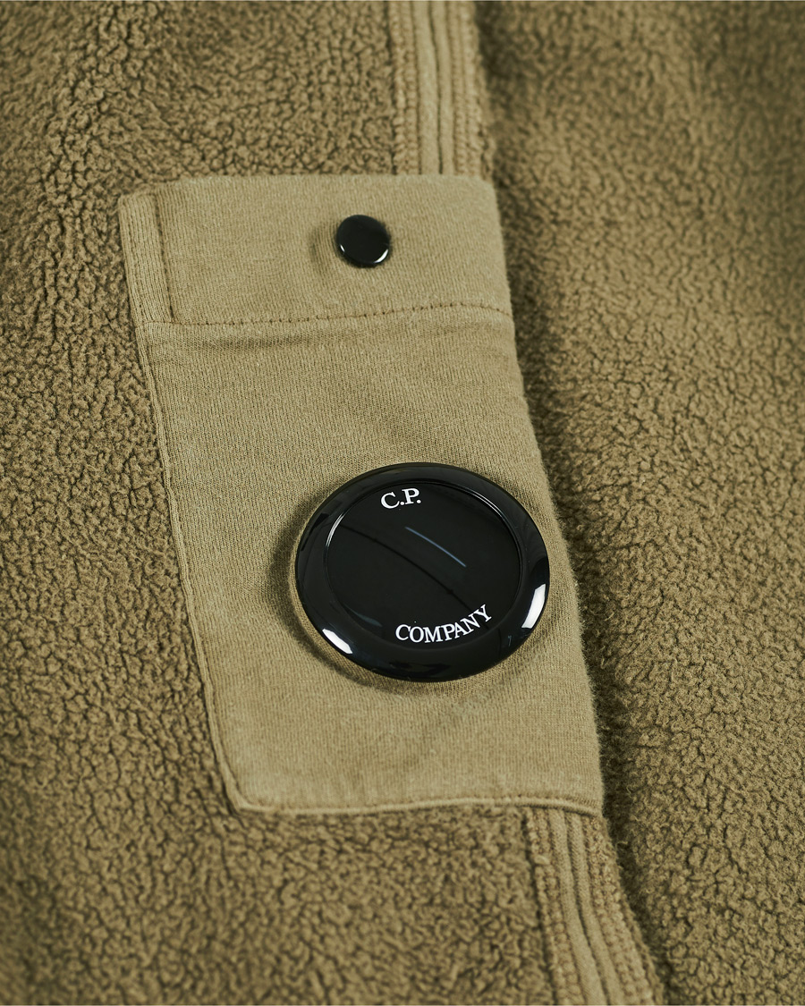 Herren | Pullover | C.P. Company | Polar Fleece Hoodie Olive
