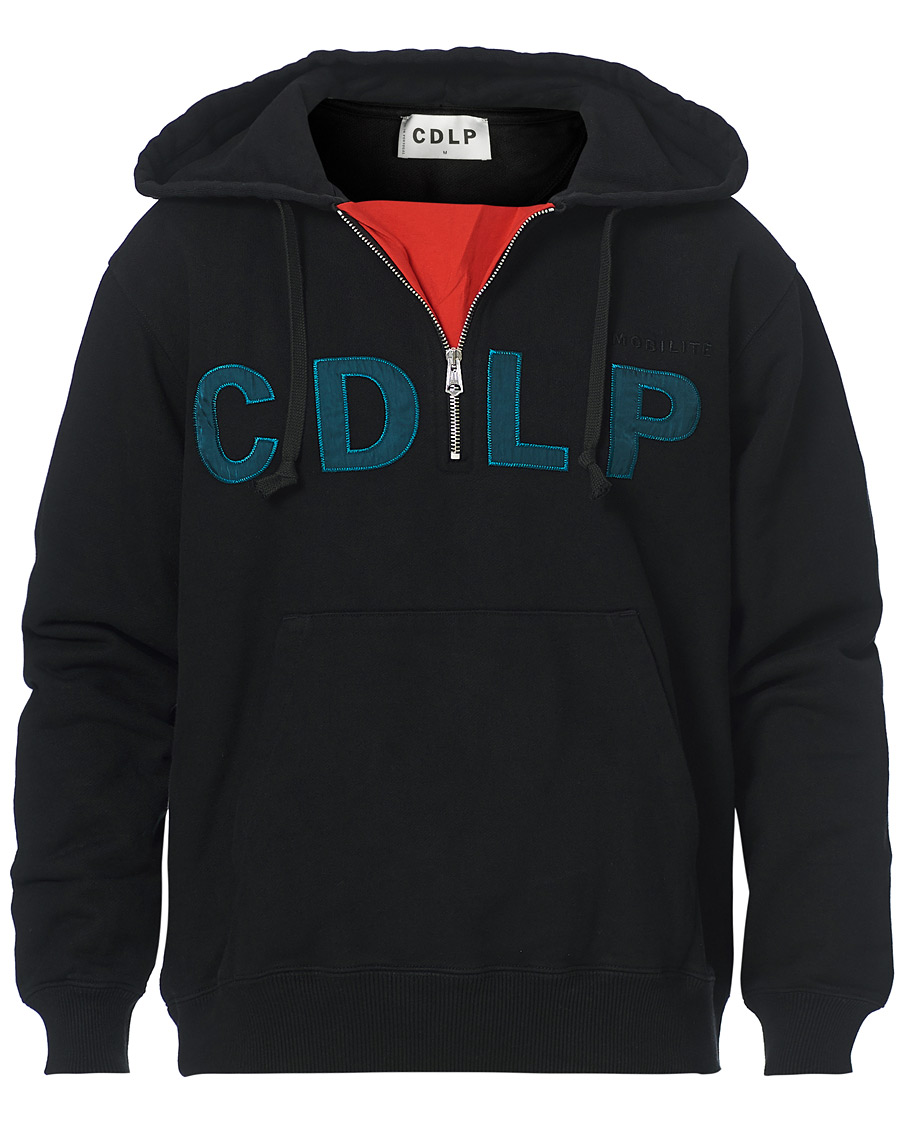 Herren | Pullover | CDLP | Heavyweight Terry Half-Zip Hoodie Black