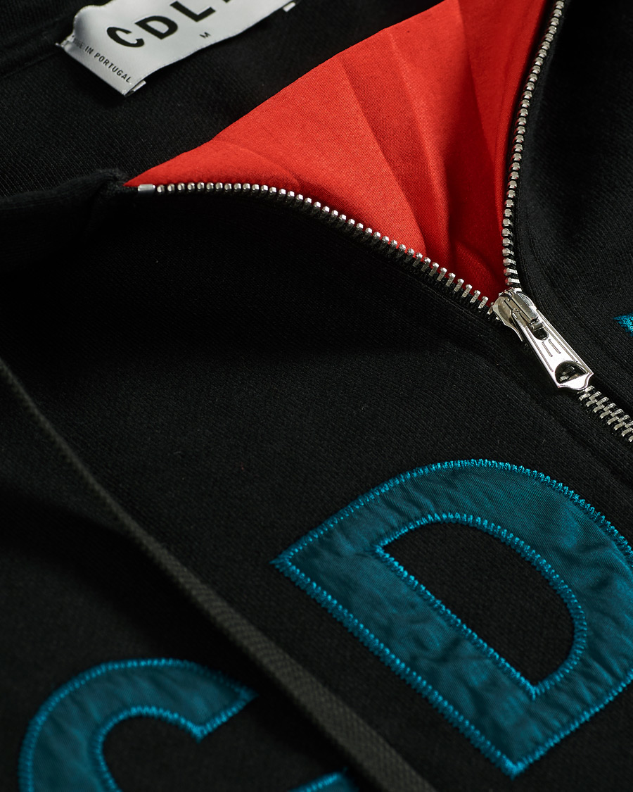 Herren | Pullover | CDLP | Heavyweight Terry Half-Zip Hoodie Black