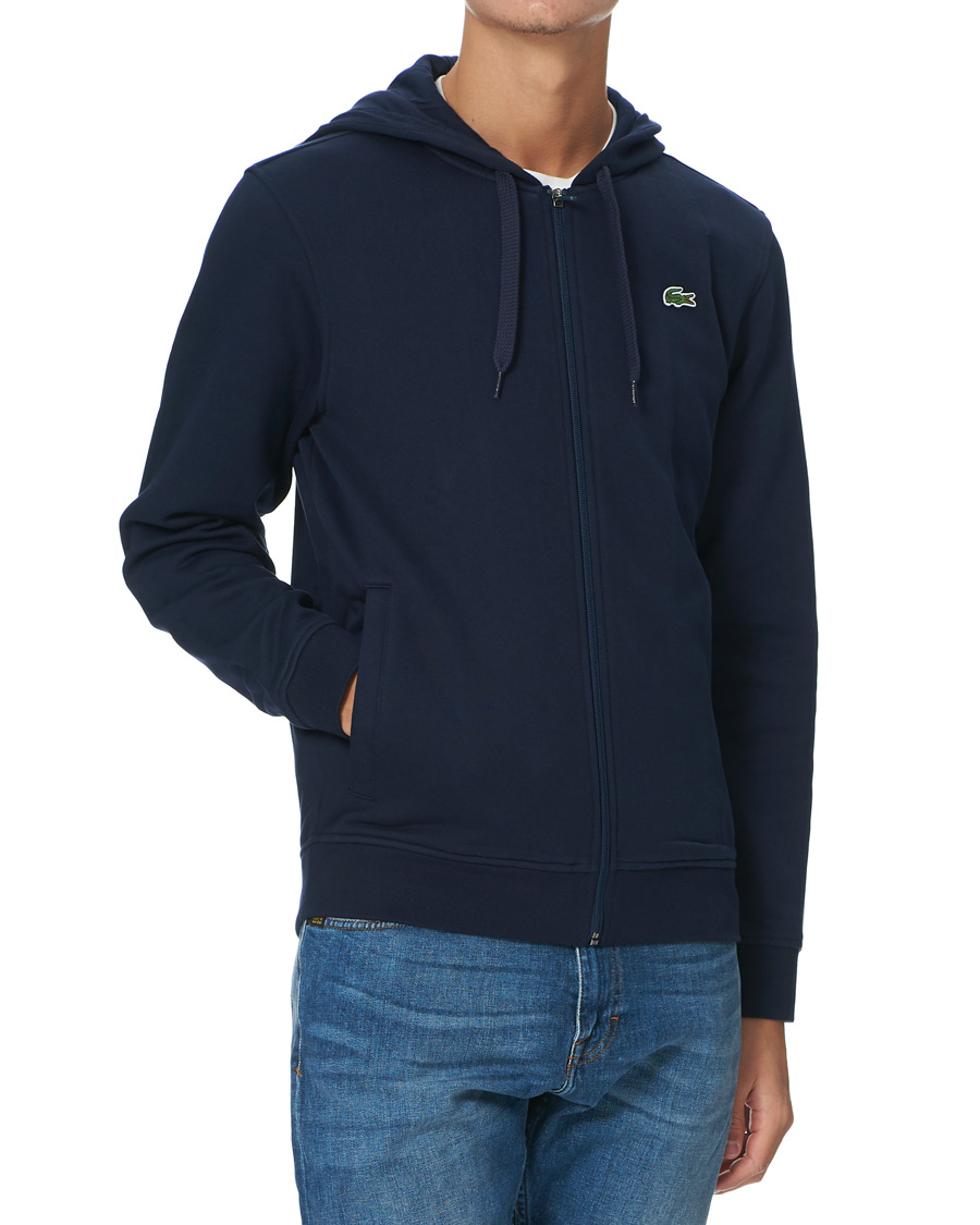 Herren | Pullover | Lacoste | Full Zip Hood Navy