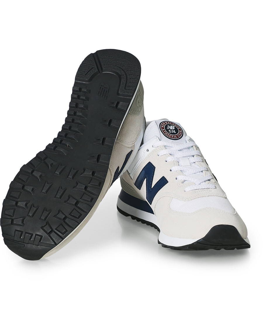 Herren | New Balance 574 Sneaker White/Navy | New Balance | 574 Sneaker White/Navy