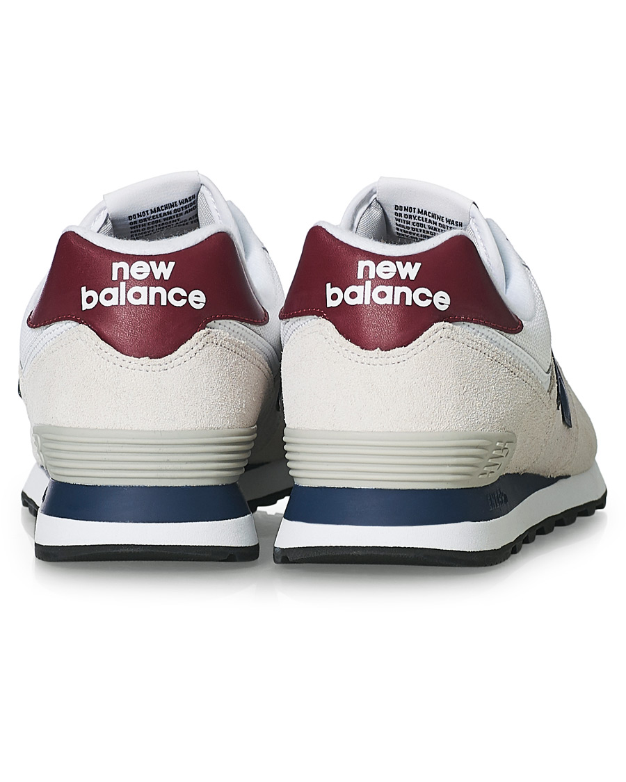 Herren | New Balance 574 Sneaker White/Navy | New Balance | 574 Sneaker White/Navy