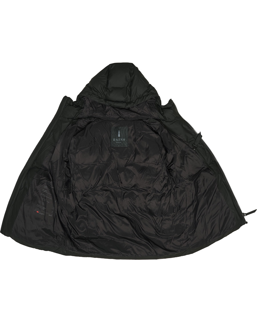 Herren | Jacken | RAINS | Waterproof Puffer Hooded Jacket Black
