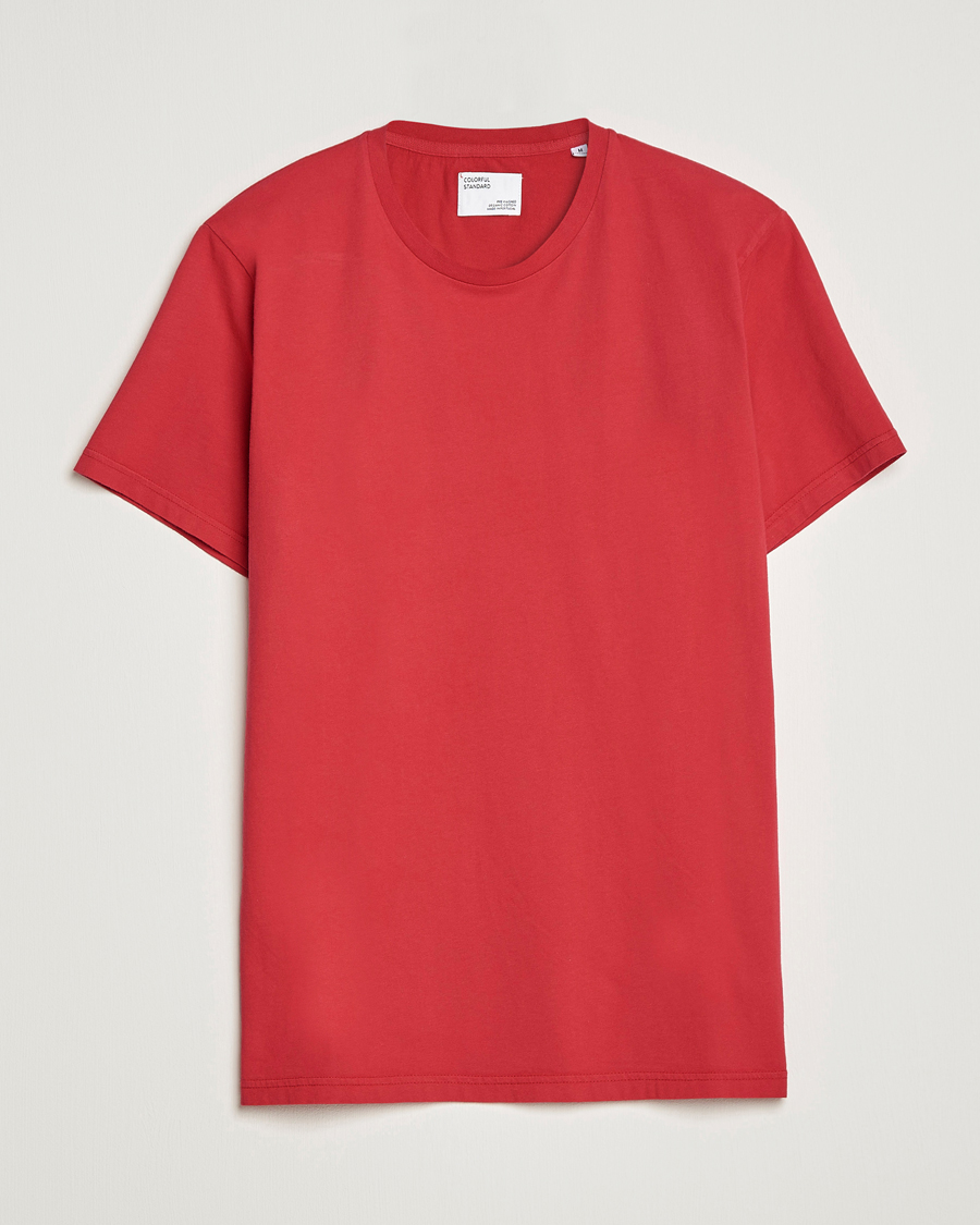 Colorful Standard Classic Organic T Shirt Scarlet Red
