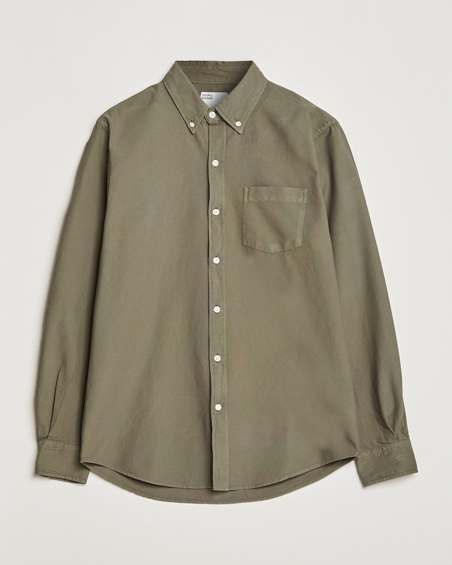 Herren | Hemden | Colorful Standard | Classic Organic Oxford Button Down Shirt Dusty Olive