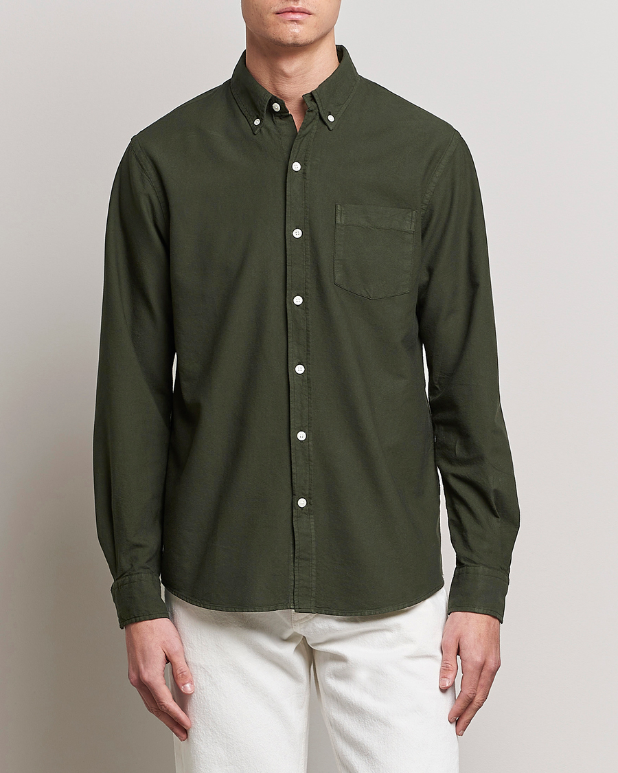 Herren | Hemden | Colorful Standard | Classic Organic Oxford Button Down Shirt Hunter Green