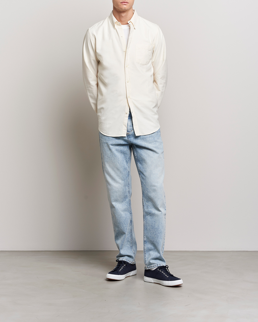 Herren | Hemden | Colorful Standard | Classic Organic Oxford Button Down Shirt Ivory White
