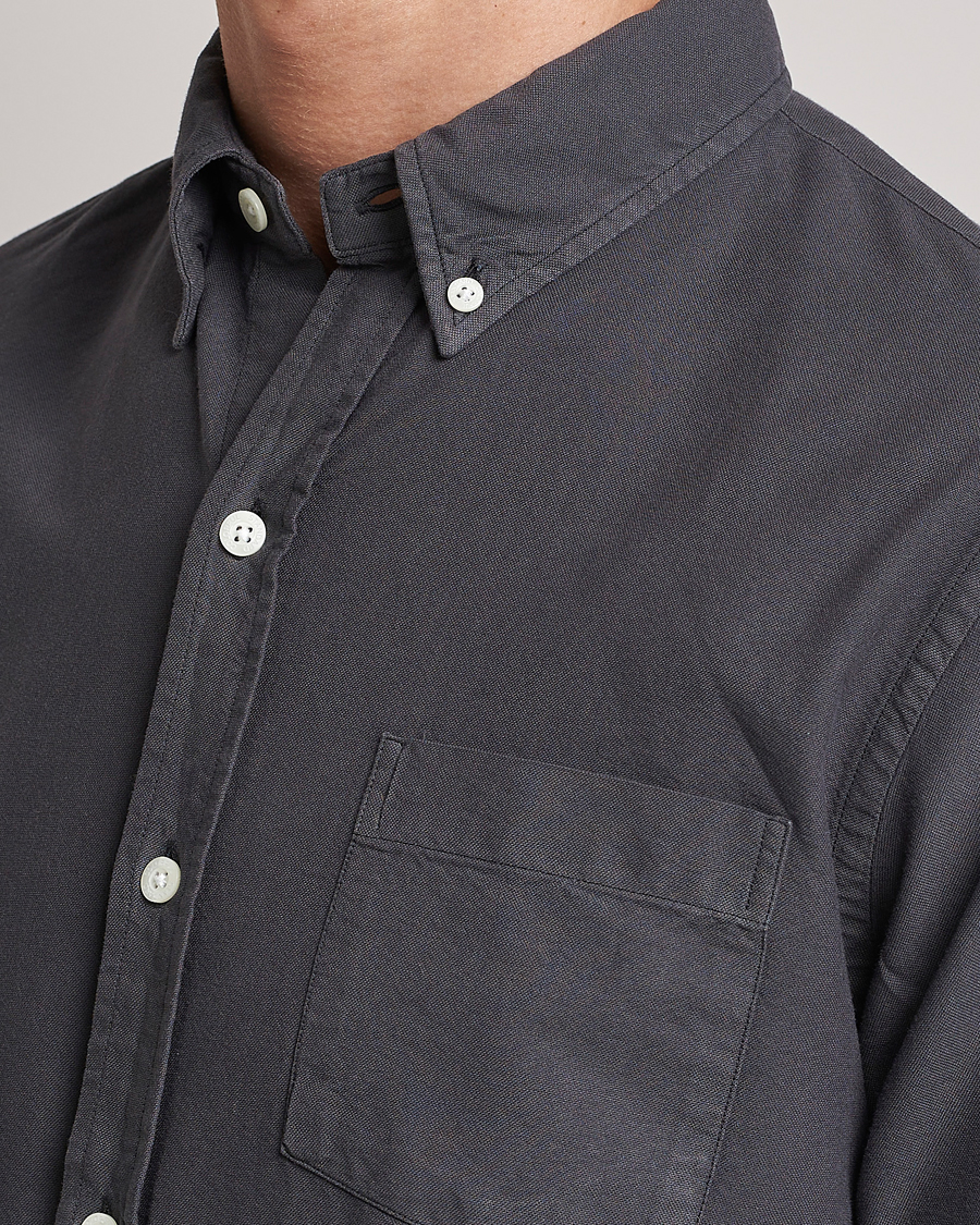 Herren | Hemden | Colorful Standard | Classic Organic Oxford Button Down Shirt Lava Grey