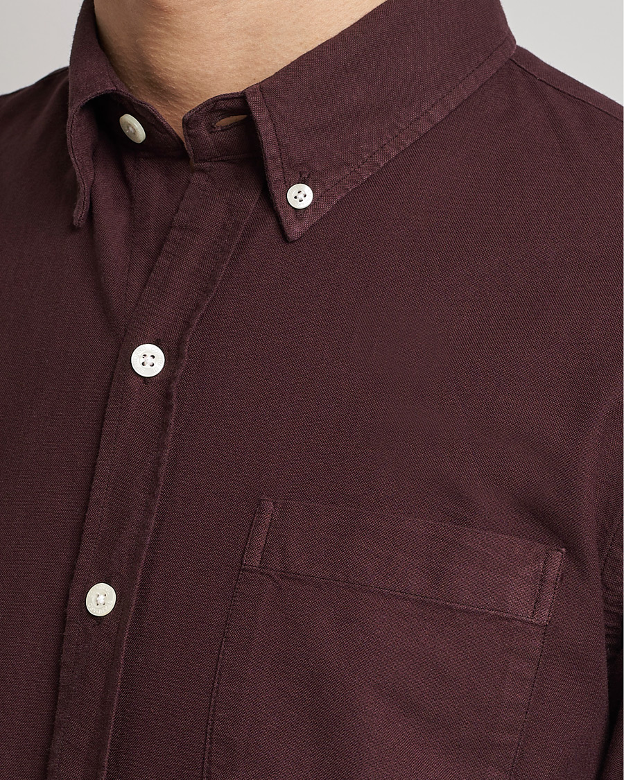 Herren | Hemden | Colorful Standard | Classic Organic Oxford Button Down Shirt Oxblood Red