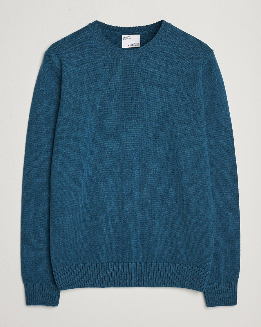 Herren |  | Colorful Standard | Classic Merino Wool Crew Neck Ocean Green