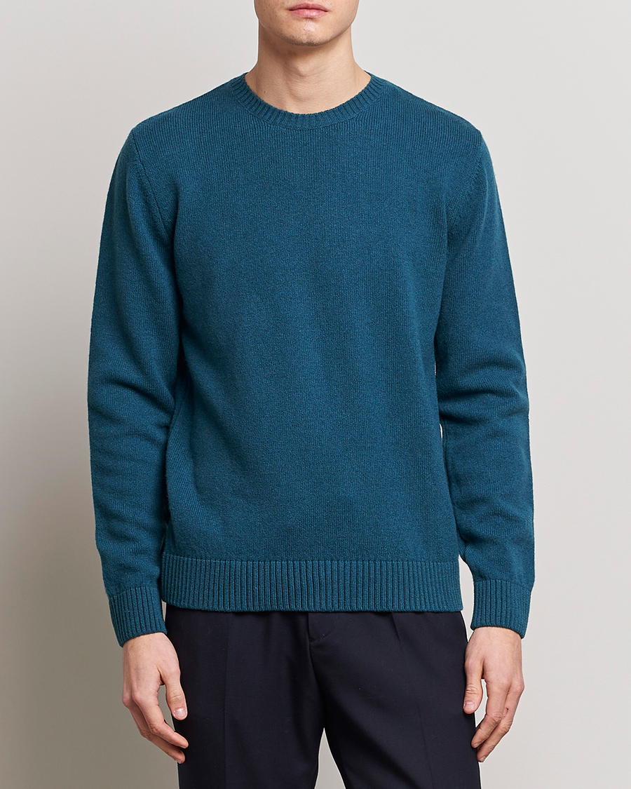 Herren |  | Colorful Standard | Classic Merino Wool Crew Neck Ocean Green