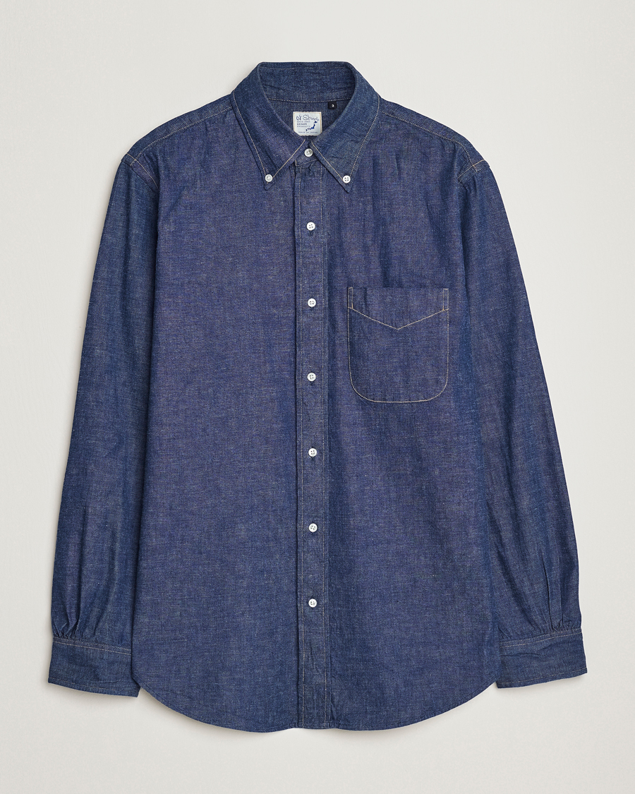 Herren | Hemden | orSlow | Denim Button Down Shirt One Wash