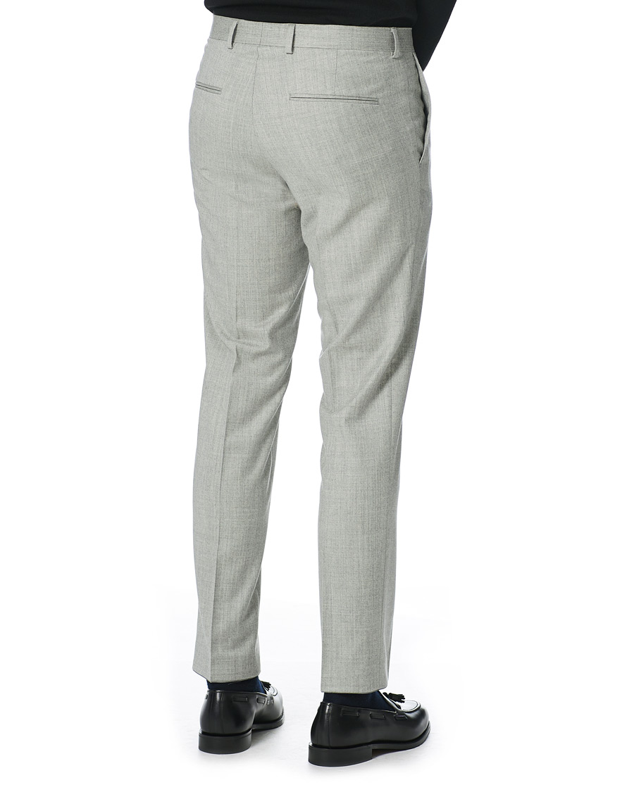 Herren | Anzüge | Oscar Jacobson | Egel Wool/Silk Patch Pocket Suit Light Grey