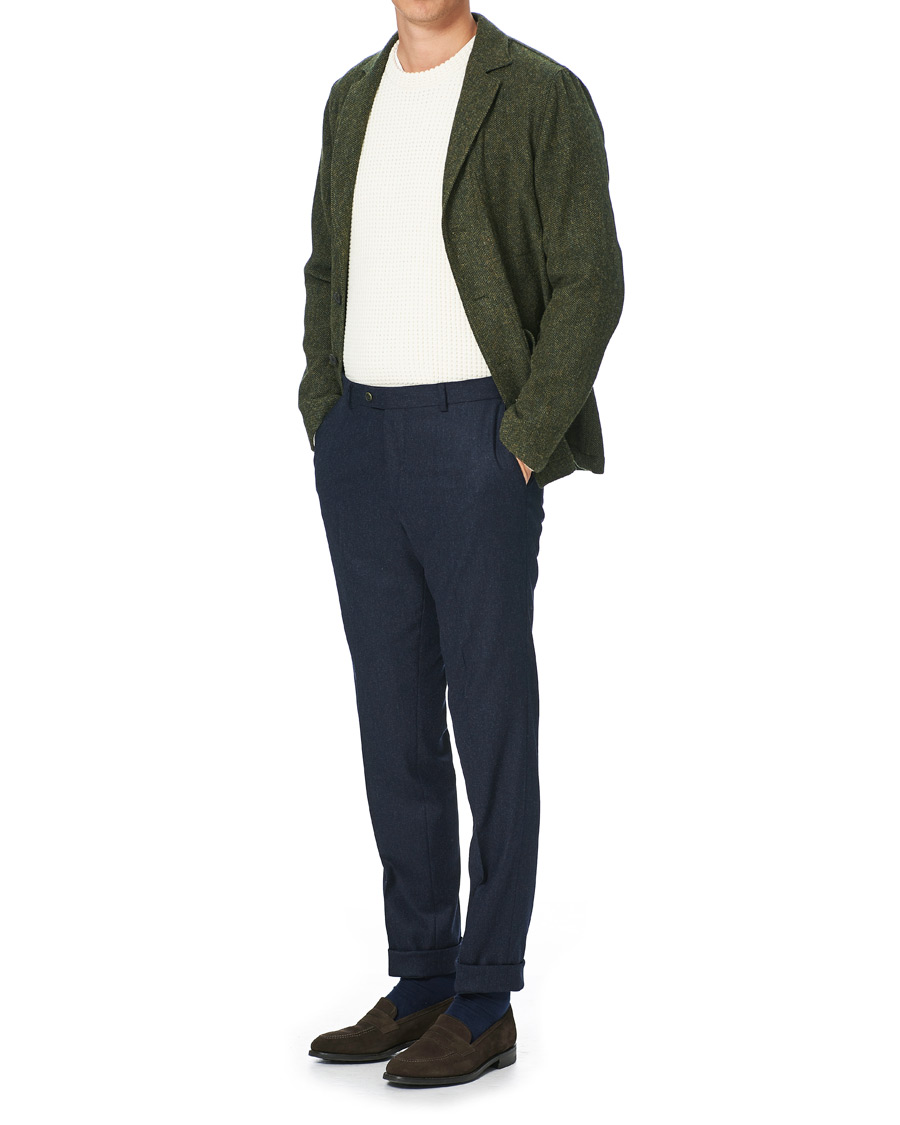 Herren | Jacken | Oscar Jacobson | Hector Moon Wool/Cotton Shirt Jacket Green